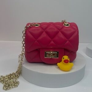 Pink Quilted Women's Bag